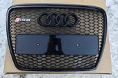Audi A6 C6 решетка радиатора в стиле RS6 Black S219 S220