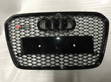Audi A6 C7 дорестайлинг решетка радиатора в стиле RS6 Full Black