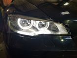 Фары в стиле рестайлинга Full LED для BMW X6 E71 фишка в фишку вместо ксеноновых дорестайлинговых 2007-2012 года