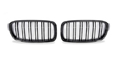 Решетки радиатора (ноздри) M3 черные глянцевые для BMW 3 Series F30 2011-2019 года b171