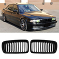 Ноздри (решетки радиатора) черные матовые для BMW 7 Series E38 1994-2001 года