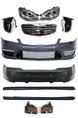 Обвес S65 Amg + решетка радиатора AMG + насадки AMG + зеркала + фары для Mercedes-Benz S-Klasse W221 рестайлинг 2009-2013 года
