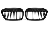 Решетки радиатора (ноздри) черные двойные M-Performance для BMW X1 Series F48 дорестайлинг 2015-2019 года b440