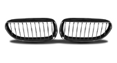Решетки радиатора (ноздри) черные одинарные для BMW 6 Series E63 E64 2003-2010 года
