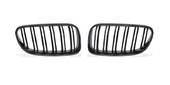 Решетки радиатора (ноздри) двойные черные глянцевые M-Performance для BMW 3 Series E92 рестайлинг 2008-2013 года b122