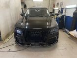 Установка и покраска нашего RS бампера в сборе на Audi A8 D4 дорестайлинг